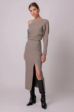 Load image into Gallery viewer, Alta Sweater Dress in Latte