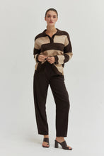 Load image into Gallery viewer, Ellie Striped Polo Sweater