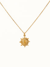 Load image into Gallery viewer, Costa 18K Gold Sun Necklace