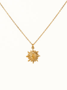 Costa 18K Gold Sun Necklace