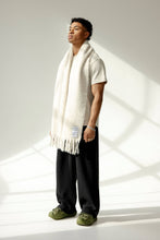 Load image into Gallery viewer, The Reykjavik Scarf with RWS wool- Natural White