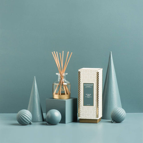 Votivo Holiday Collection Reed Diffuser | Icy Blue Pine