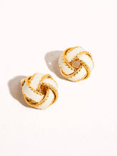 Load image into Gallery viewer, Astor 18K Gold Basket Weaved Ball Studs