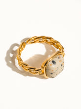 Load image into Gallery viewer, Oriana Non-Tarnish Gemstone Chain Ring