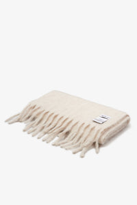 The Reykjavik Scarf with RWS wool- Natural White