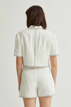 Load image into Gallery viewer, Jessie Contrast Stitch Blazer Top