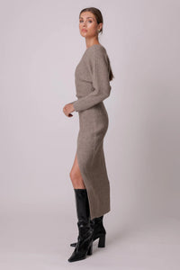 Alta Sweater Dress in Latte