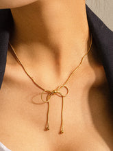 Load image into Gallery viewer, Bow Chain Necklace 18K