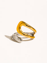 Load image into Gallery viewer, Vill 18K Gold Non-Tarnish Two Toned Ring