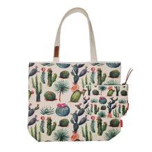 Load image into Gallery viewer, Tote Bag Canvas -Green Cactus