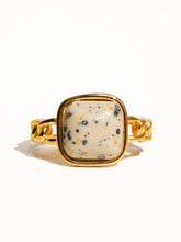 Load image into Gallery viewer, Oriana Non-Tarnish Gemstone Chain Ring