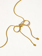 Load image into Gallery viewer, Bow Chain Necklace 18K