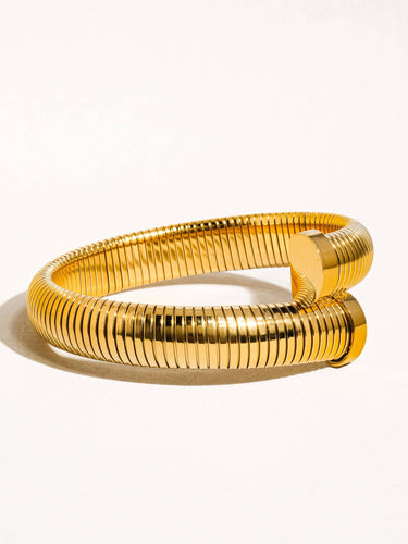 Dehors 18K Gold Non-Tarnish Bold Bangle