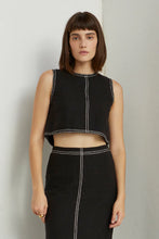 Load image into Gallery viewer, Kiara Linen Crop Top