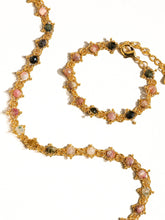 Load image into Gallery viewer, Skylar 18K Gold Multi-Stone Chained Bracelet &amp; Necklace