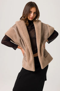 Ace Faux Shearling Vest