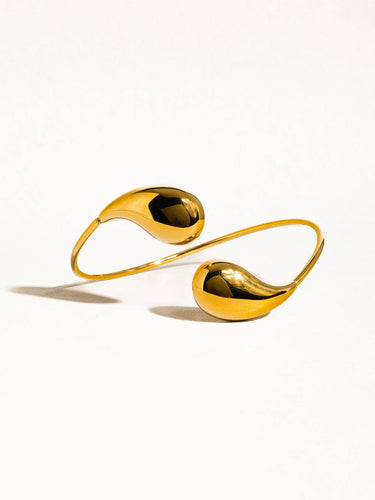 Butane 18K Gold Non-Tarnish Oval Chain Bracelet