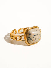 Load image into Gallery viewer, Oriana Non-Tarnish Gemstone Chain Ring