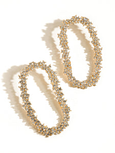 Park Statement CZ Hoop Earrings