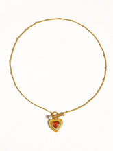 Load image into Gallery viewer, Havana 18K Non-Tarnish Vintage Heart Chain Necklace