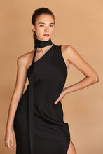 Load image into Gallery viewer, Bonnie One Shoulder Scarf Dress