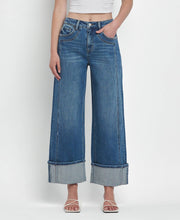 Load image into Gallery viewer, Super High Rise Cuff Baggy Jeans