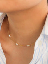 Load image into Gallery viewer, 18K Non-Tarnish Petite Pearl Chokers