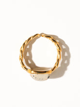 Load image into Gallery viewer, Oriana Non-Tarnish Gemstone Chain Ring