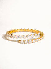 Load image into Gallery viewer, Maëlys 18K Gold Non-Tarnish CZ Glam Bracelet