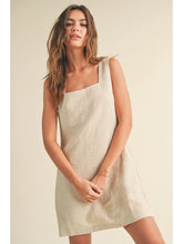 Load image into Gallery viewer, Linen Square Neck Dress